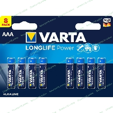 Батарейка Varta LONGLIFE POWER (HIGH ENERGY) LR03 AAA BL8 Alkaline 1.5V (4903) (8/160) (8 шт.)