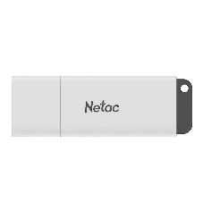 Флешка USB Netac U185 (NT03U185N-032G-20WH), 32Gb, USB 2.0, R/W 25/10, белый/серый
