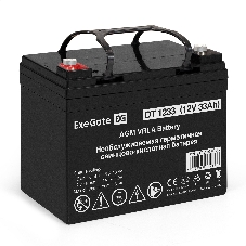 Аккумуляторная батарея ExeGate DT 1233 (12V 33Ah, под болт М6)