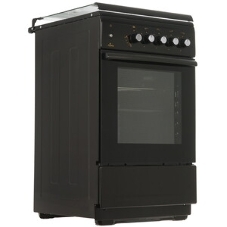 Плита газовая Flama N FG 24237 B коричневый, конфорок 4 газовых, духовка 50 л, 50 см x 85 см x 60 см
