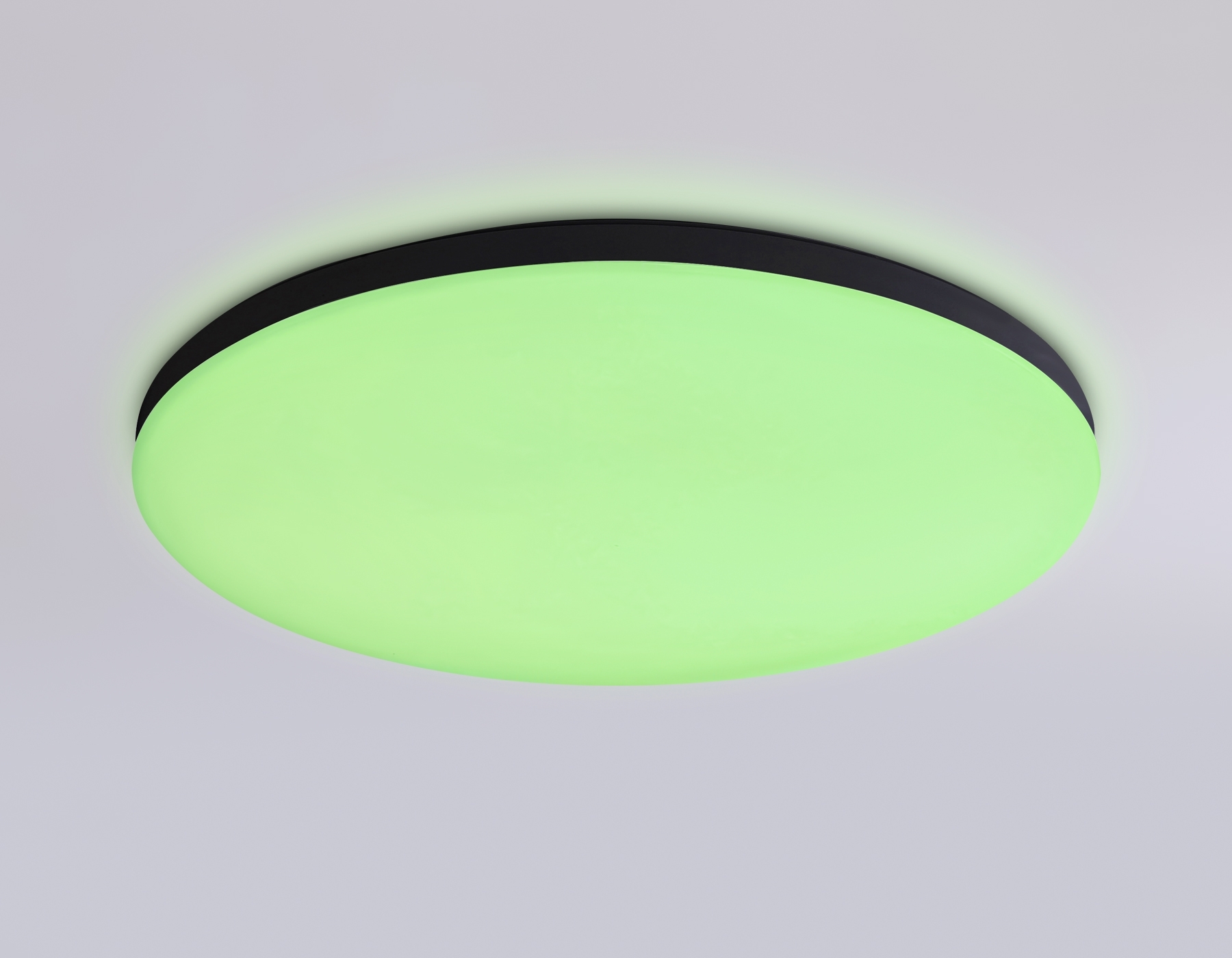 Умный светодиодный светильник FZ2004 BK черный IP54 20W 3000K-6500K+RGB Wi-Fi Алиса/Tuya/Smart Home/Alexa D300*55 (ПДУ ИК)