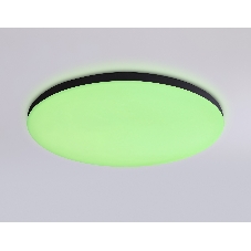 Умный светодиодный светильник FZ2004 BK черный IP54 20W 3000K-6500K+RGB Wi-Fi Алиса/Tuya/Smart Home/Alexa D300*55 (ПДУ ИК)
