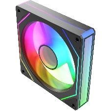 Вентилятор для корпуса Bloody CF-11 LCD ARGb 120х120x25 черный 4-pin 32дБ (упак.:1шт) (CF-11-ARGb120-BK) Ret