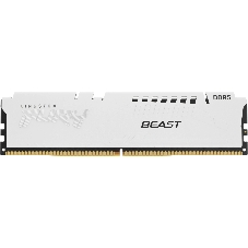Оперативная память Kingston Fury Beast, DDR5, 32Gb (1x32GB), 6000MHz, CL36, DIMM, с радиатором, белый