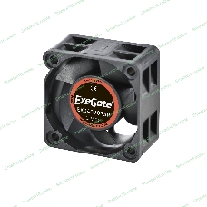 Вентилятор для корпуса ExeGate EX04020S3P черный, 40 мм, 6500 об/мин, 28 дБ, 3 pin