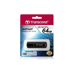 Флешка USB Transcend JetFlash 350 (TS64GJF350), 64Gb, USB 2.0, R/W 15/7, черный