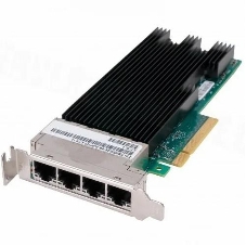 Сетевая карта Intel® Ethernet Converged Network Adapter X710-T4L Quad-port 10GbE/5GbE/2.5GbE/1GbE/100Mb, RJ45, PCI-E x8, iSCSI, NFS,VMDq, VXLAN, GENEVE, NVGRE, MPLS, and VXLAN-GPE