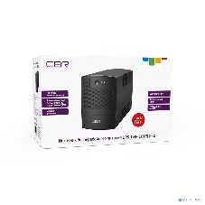 Источник бесперебойного питания CBR UPS-TWP-101EJ-850/850 ВА/510Вт/2xSchuko CEE 7