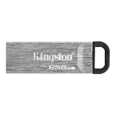 Флешка USB Kingston DataTraveler KYSON (DTKN/256GB), 256Gb, USB 3.2 Gen 1, R/W 200/60, серебристый/черный