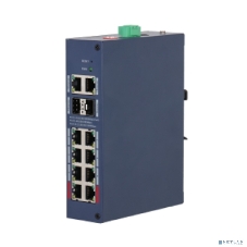 Коммутатор Dahua DH-CHS4212-8GT-110, 8×1 Гбит/с + 2×1 Гбит/с + 2×1 Гбит/с SFP, управляемый