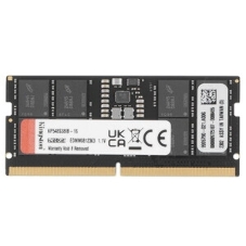 Оперативная память Kingston Fury Impact, DDR5, 16Gb (1x16Gb), 6400MHz, CL38, ECC, SO-DIMM, с радиатором, черный