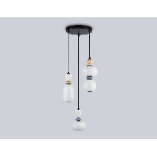 Светильник Ambrella light LH53143/3 BK/WH черный/белый 19W 3000K D330*1630