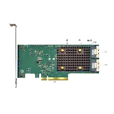 Адаптер SAS 9500-16i SGL (05-50077-02) PCIe v4 x8 LP, Tri-Mode SAS/SATA/NVMe 12G HBA, 16port(4*int SFF8654), 3816 IOC
