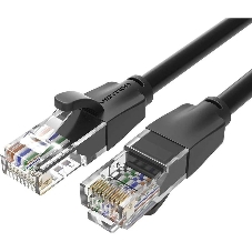 Патч-корд Vention прямой UTP cat.6, RJ45 - 10м. черный