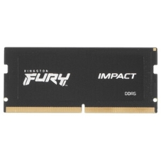 Оперативная память Kingston Fury Impact, DDR5, 16Gb (1x16Gb), 6400MHz, CL38, ECC, SO-DIMM, с радиатором, черный