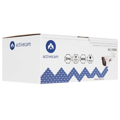 HD-видеокамера ActiveCam AC-H1D2 - 1Мп, купольная, внутренняя, объектив 2.8-12мм