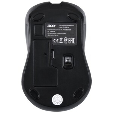 Мышь беспроводная Acer OMR010 черный, 1200 dpi, радиоканал, USB, кнопки - 3