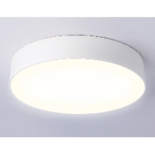 Потолочный светодиодный светильник Ambrella light FV5523 WH белый LED 35W 3000K D300*58 (Без ПДУ)
