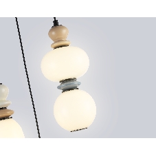 Светильник Ambrella light LH53143/3 BK/WH черный/белый 19W 3000K D330*1630