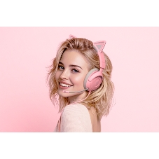 Гарнитура Razer Kraken Kitty V3 X розовый, проводная, 3.5 мм