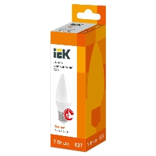 Лампа светодиодная IEK LLE-C35-7-230-30-E27 ECO C35 свеча 7Вт 230В 3000К E27