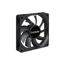 Вентилятор для корпуса ExeGate EX08015B4P-PWM черный, 80 мм, 2500 об/мин, 25 дБ, 4 pin