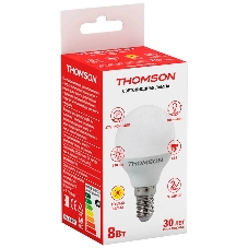 Лампа светодиодная Hiper THOMSON LED GLOBE 8W 640Lm E14 3000K TH-B2033