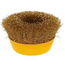 Кордщетка STAYER 35125-075_z01чашечная витая латунированная стальная проволока 0.3мм 75мм/М14