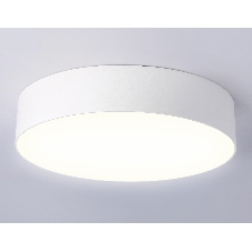 Потолочный светодиодный светильник Ambrella light FV5523 WH белый LED 35W 3000K D300*58 (Без ПДУ)