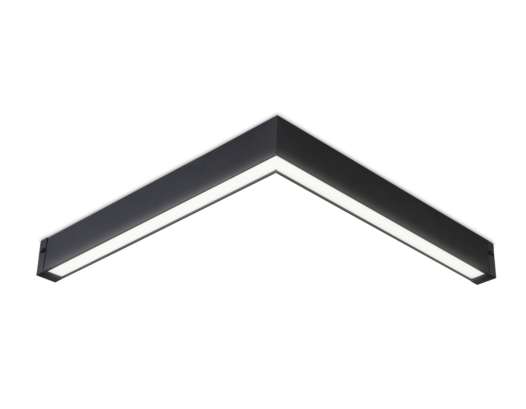 Светильник светодиодный угловой для шинопровода Magnetic Ambrella light GL1299 BK черный IP20 24W 3000K-6400K 220V 120° 342*367*42 (Без ПДУ)
