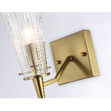 Светильник Ambrella light TR3236 BS/FR латунь/белый матовый E14 max 40W 250*120*210