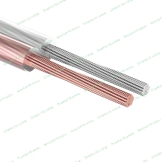 Кабель акустический Rexant 2х0,75 м м², прозрачный SILICON, мини-бухта 10 м