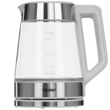 Чайник электрический Haier HK-501 1.7л. 2400Вт серый корпус: стекло/пластик (TD0036930RU)