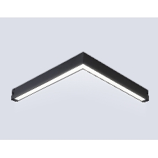 Светильник светодиодный угловой для шинопровода Magnetic Ambrella light GL1299 BK черный IP20 24W 3000K-6400K 220V 120° 342*367*42 (Без ПДУ)