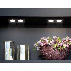 Светильник Ambrella light TN51827/2 BK черный GX53/2 max 15W 215*110*39
