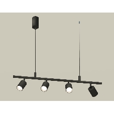 Светильник Ambrella light XB9002130/4 SBK/PSL черный песок/серебро полированное MR16 GU5.3 (С9002, С6313, N6112)