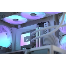 Кулер с водяным охлаждением Formula V Line ICE JET GLOW 360 WH, 360мм, 3x120мм, ARGB fans, LGA115X/1200/1700/1851, AM4/AM5