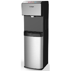 Кулер для воды Hotfrost V450ASM, нижняя загрузка, нагрев 90 °С, охлаждение 10 °С, черный/серебристый