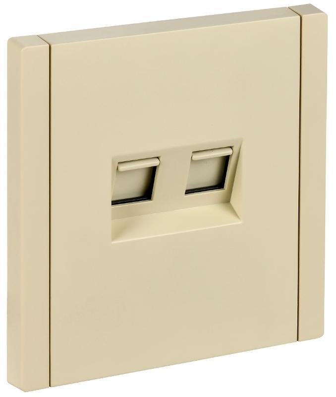 Розетка комп. 2-ая RJ45 кат.5E FP433 IEK FORTE&PIANO Ваниль