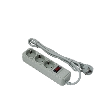 Сетевой фильтр ExeGate EX221177RUS SP-3-1.8G (3 розетки, 1.8 м, евровилка, серый)