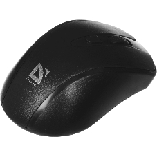 Мышь беспроводная Defender Datum MM-265 черный, 1600 dpi, радиоканал, USB, кнопки - 4