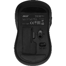 Мышь беспроводная Acer OMR303 черный, 1600 dpi, радиоканал, USB, кнопки - 6
