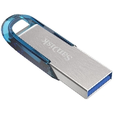 Флешка USB 128Gb SanDisk CZ73 Ultra Flair, USB 3.0, Tropical синий