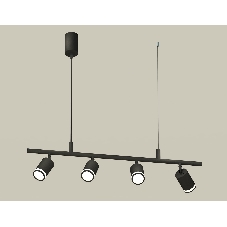 Светильник Ambrella light XB9002150/4 SBK/FR черный песок/белый матовый MR16 GU5.3 (С9002, С6313, N6221)