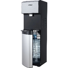 Кулер для воды Hotfrost V450ASM, нижняя загрузка, нагрев 90 °С, охлаждение 10 °С, черный/серебристый