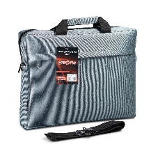 Сумка для ноутбука ExeGate EX205136RUS Start S15 Grey, серая, полиэстер, для ноутбуков до 15.6