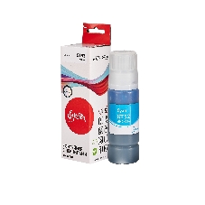 Чернила Sakura M0H54AE (№GT52 Cyan) для HP, голубой, 70 мл., 8000 к.