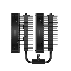 Кулер для процессора PCCooler RT620 BK (250W, 4-pin PWM, 157mm, Al/Cu, 6x6mm, 2x120mm, 73.32CFM, 34.9dBA, 2200RPM, S: 1851/1700/1200/115X, AM5/AM4, black)