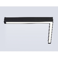 Светильник светодиодный угловой для шинопровода Magnetic Ambrella light GL1299 BK черный IP20 24W 3000K-6400K 220V 120° 342*367*42 (Без ПДУ)