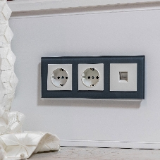 Розетка Ethernet RJ-45 (белый)